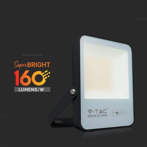 Projektor LED V-TAC 100W Czarny EVOLUTION 160Lm/W VT-49161 6400K 16000lm 5 Lat Gwarancji