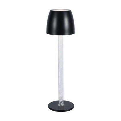 Lampka Biurkowa Nocna V-TAC 3W LED 37cm Ładowanie Ściemnianie Czarna VT-7576 3000K 310lm