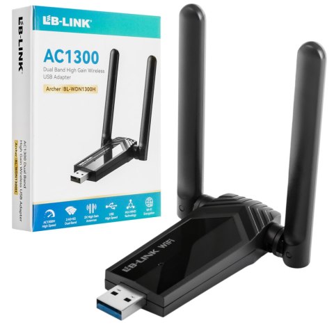 Karta sieciowa USB 3.0 Wi-Fi 5 1300Mbps WDN1300H LB-Link