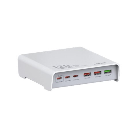 Ładowarka 120W 6 portów USB A i C Ldnio Q605 white LDNIO