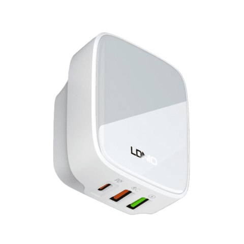 Ładowarka 32W 3 porty USB PD QC Ldnio Q334 white LDNIO