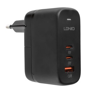 Ładowarka 65W GaN LDNIO Q366 3x USB USB-C PD QC LDNIO