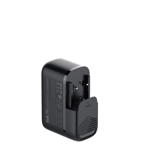 Ładowarka 65W GaN LDNIO Q366 3x USB USB-C PD QC LDNIO