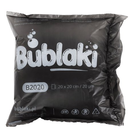 Poduszki powietrzne. wypełniacz Bublaki B2020 Blac Bublaki