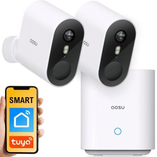 Zestaw SMART kamer Tuya Aosu SL-C6S-2H AOSU