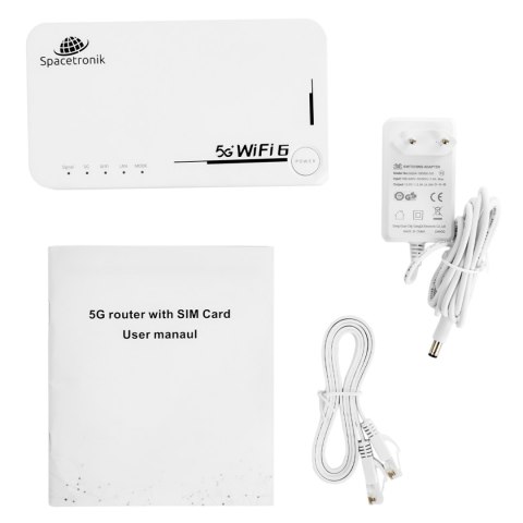 Router SP-RM50 mobilny 5G na kartę SIM WiFi 6 SPACETRONIK