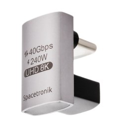 Adapter 2w1 USB-C na USB-C USB4 8K 90st SPU-A23 SPACETRONIK