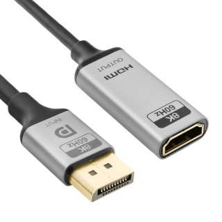 Adapter DP HDMI 8K 60Hz Spacetronik KDH-SPA002 0.2 SPACETRONIK