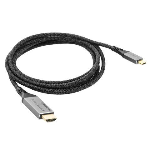 Kabel USB-C 3.1 HDMI 4K Spacetronik KCH-SPA010 1m SPACETRONIK