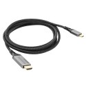 Kabel USB-C 3.1 HDMI 4K Spacetronik KCH-SPA015 1,5 SPACETRONIK
