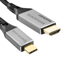 Kabel USB-C 3.1 HDMI 4K Spacetronik KCH-SPA020 2m SPACETRONIK