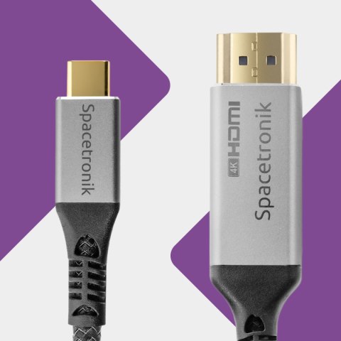 Kabel USB-C 3.1 HDMI 4K Spacetronik KCH-SPA020 2m SPACETRONIK