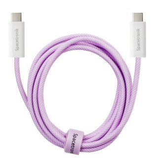 Kabel USB-C 4.0 40Gbit/s Gen3x2 Spacetronik 1.2m