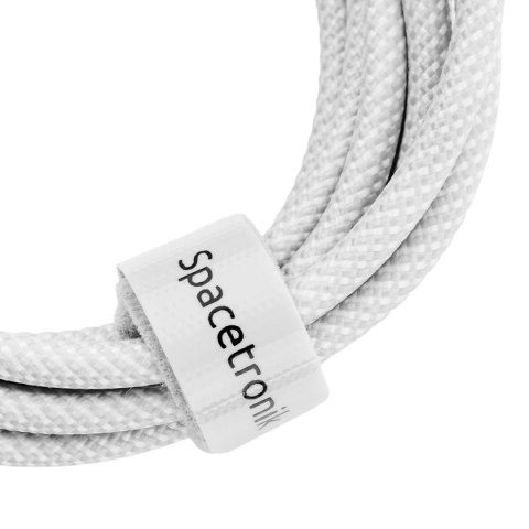 Kabel USB-C PD100/240W Spacetronik 1m biały