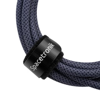 Kabel USB-C PD100/240W Spacetronik 1m granatowy