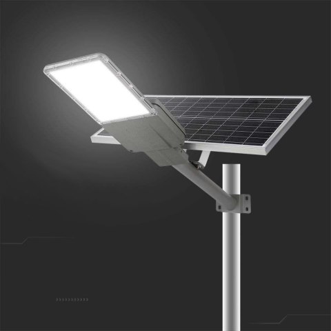 Oprawa Uliczna LED Solarna V-TAC BRIDGELUX CHIP IP65 Pilot LiFePO4 Panel 40W VT-15111ST 6500K 2500lm