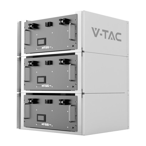 Stojak Regał RACK do Magazynów Energii V-TAC 9,6kWh SKU11523 VT-48200B Max. 3 moduły 10 Lat Gwarancji