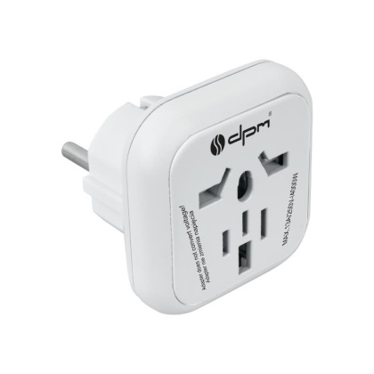 Adapter podróżny przejście wtyk PL gniazdo USA UK GB CHINY AC 230V 110V 10A DPM