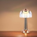 Lampka Biurkowa Nocna V-TAC 1W LED 26cm Ładowanie USB Ściemnianie Złota VT-1048 3000K-6000K 55lm
