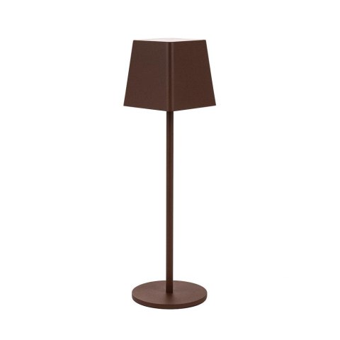 Lampka Biurkowa Nocna V-TAC 2W LED Ładowanie Ściemnianie IP54 Brąz Corten VT-7563 3000K 200lm