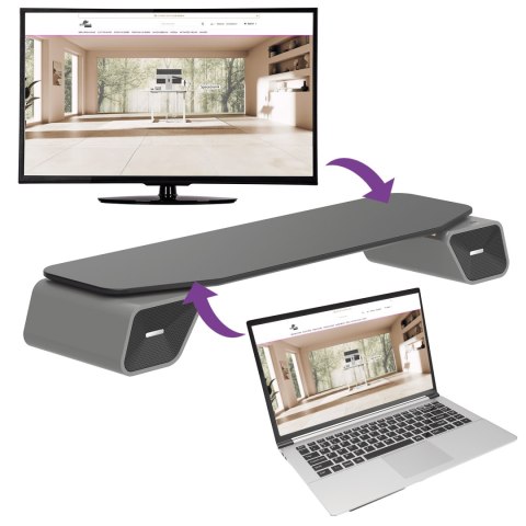 Podstawka Audio głośniki pod monitor SPP142 z RGB