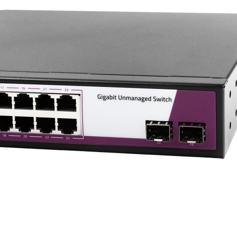 SWITCH 24x port + 2x port SFP 1Gbps SP-SG1024S2 SPACETRONIK