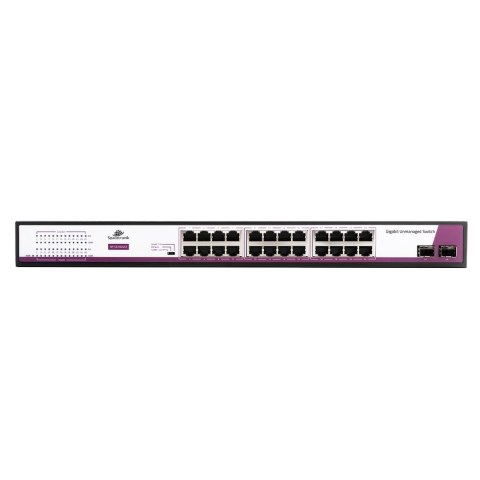 SWITCH 24x port + 2x port SFP 1Gbps SP-SG1024S2 SPACETRONIK