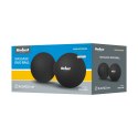 Duoball podwójna piłka do masażu 6.2cm, kolor czarny, materiał silikon, REBEL ACTIVE
