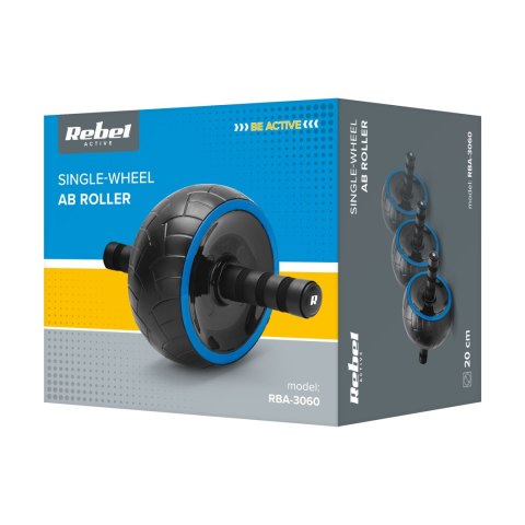 Kółko pojedyńcze, roller do ćwiczeń mięśni brzucha AB Wheel AB-1 , REBEL ACTIVE