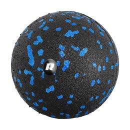 Piłka do masażu 12cm, kolor czarno-niebieski, materiał EPP, REBEL ACTIVE