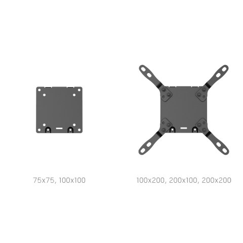 Uchwyt na ciężki monitor Spacetronik SPA-D110B SPACETRONIK