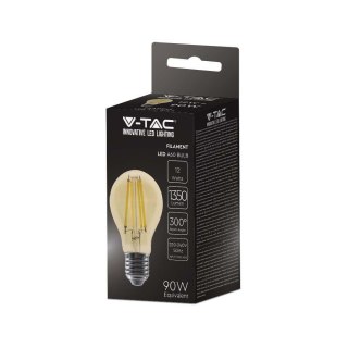 Żarówka LED V-TAC 12W Filament E27 A60 Bursztyn VT-2123 2200K 1350lm