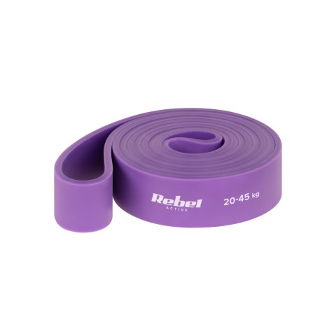 Zestaw gum do ćwiczeń TPE - Power Band PTs-1, 4-55 kg, 5 gum TPE, REBEL ACTIVE