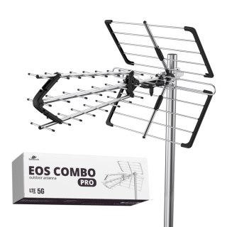 Antena DVB-T2 Spacetronik EOS PRO Combo Czarna SPACETRONIK