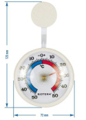Termometr uniwersalny, samoprzylepny śr. 7,2cm (-50°C do +50°C) 7,2cm