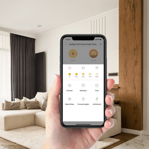 Żarówka LED GU10 WiFi Yeelight W1 Ściemnialna 4szt YEELIGHT