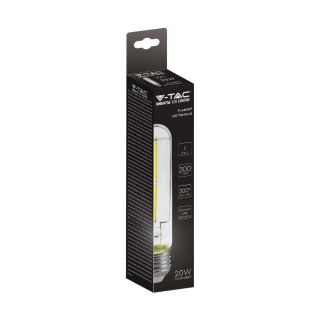 Żarówka LED V-TAC 2W T30 E27 Filament 30x136mm VT-2042-N 2700K 200lm