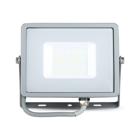 Projektor LED V-TAC 30W SAMSUNG CHIP Szary VT-30-G 3000K 2400lm 5 Lat Gwarancji