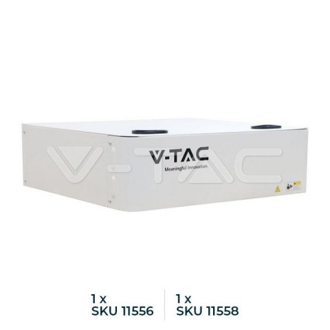 Stojak Regał RACK do Magazynów Energii V-TAC 5,12kWh VT48100E-P2 Max. 5 modułów 10 Lat Gwarancji