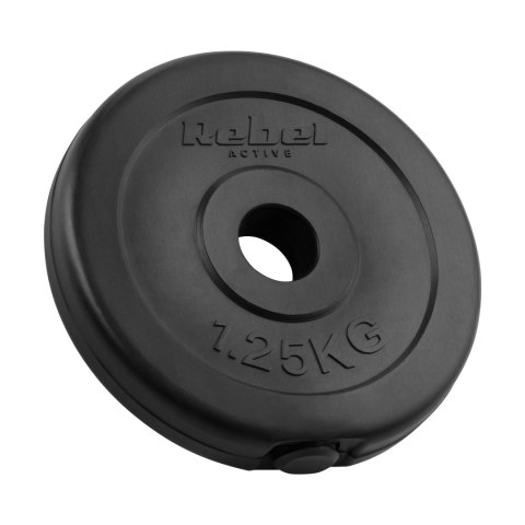 Zestaw obciążeń bitumicznych 4x1.25kg, otwór 31mm, talerz klasyczny, REBEL ACTIVE