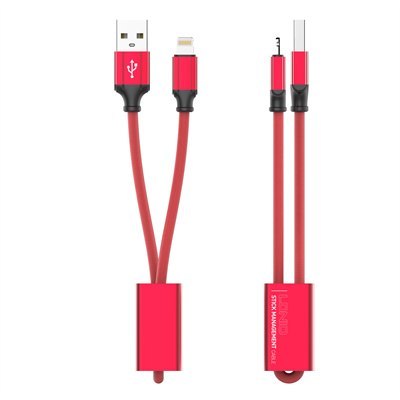 Kabel USB-A + Lightning z brelokiem LDNIO LC98 LDNIO