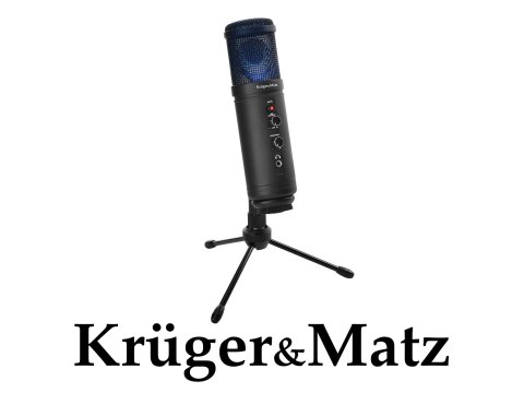 Mikrofon gamingowy / vlogerowy na USB Kruger&Matz Warrior GV-100