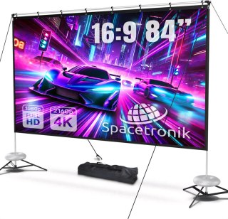 Przenośny ekran projekcyjny 84'' 4K Spacetronik