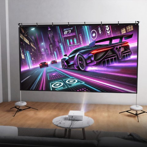 Przenośny ekran projekcyjny 84'' 4K Spacetronik