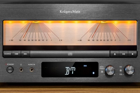 Wzmacniacz HiFi klasy A Kruger&Matz KM1995-A ( CD, USB, Bluetooth, radio cyfrowe DAB+, FM )