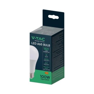 Żarówka LED V-TAC 15W A65 E27 VT-2015 3000K 1521lm