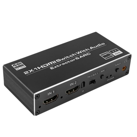 Extractor 2x HDMI-HDMI + Audio ARC 4K SPH-SAE07 SPACETRONIK