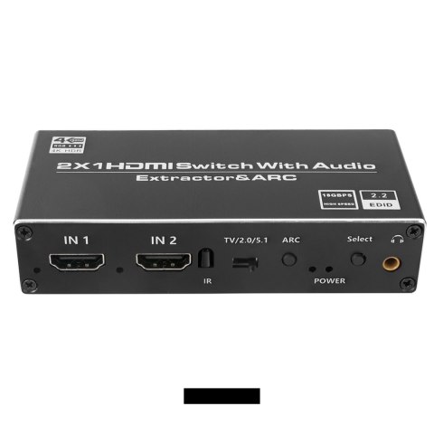 Extractor 2x HDMI-HDMI + Audio ARC 4K SPH-SAE07 SPACETRONIK