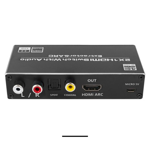 Extractor 2x HDMI-HDMI + Audio ARC 4K SPH-SAE07 SPACETRONIK