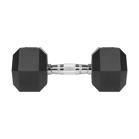 Hantle żeliwne gumowane HEX 2x12.5 kg REBEL ACTIVE